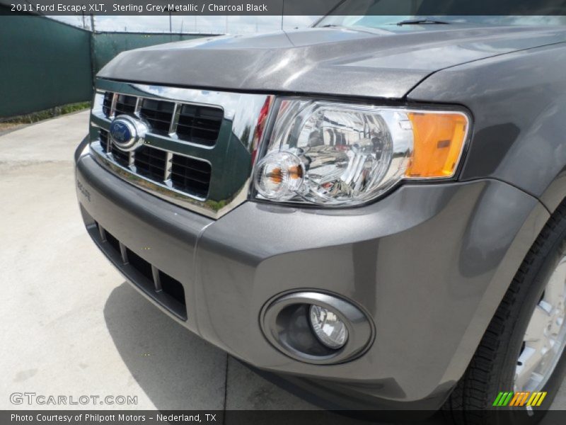 Sterling Grey Metallic / Charcoal Black 2011 Ford Escape XLT