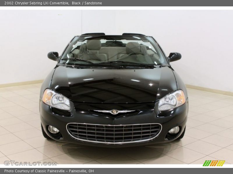 Black / Sandstone 2002 Chrysler Sebring LXi Convertible