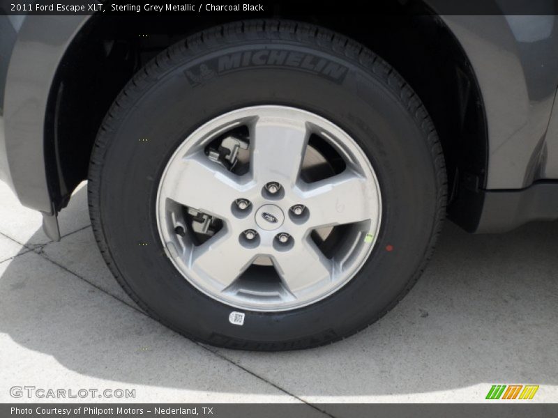 Sterling Grey Metallic / Charcoal Black 2011 Ford Escape XLT