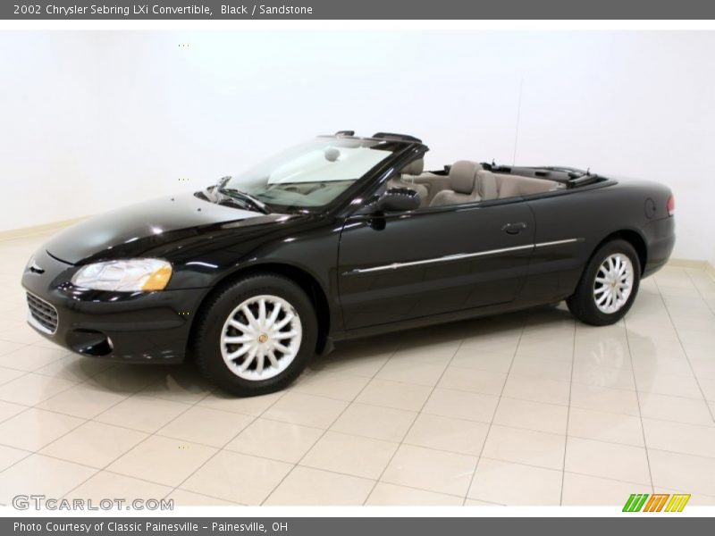 Black / Sandstone 2002 Chrysler Sebring LXi Convertible