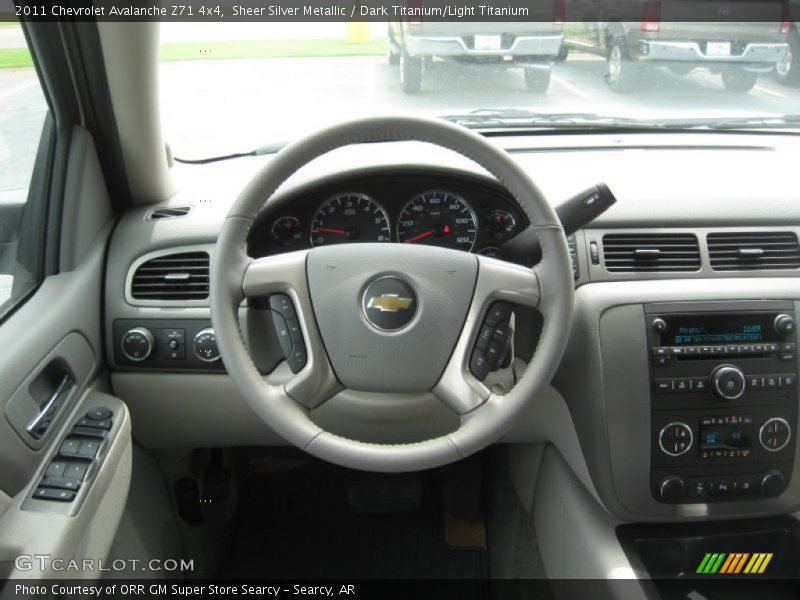 Sheer Silver Metallic / Dark Titanium/Light Titanium 2011 Chevrolet Avalanche Z71 4x4