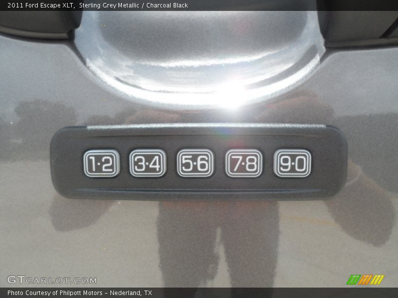 Sterling Grey Metallic / Charcoal Black 2011 Ford Escape XLT