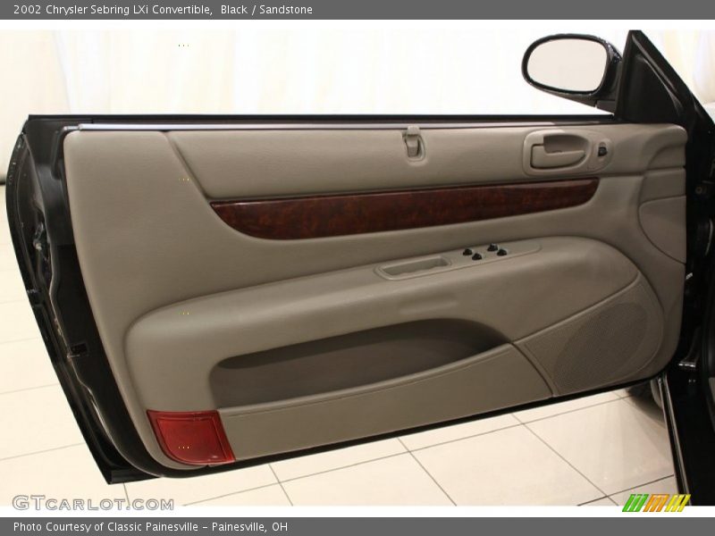 Black / Sandstone 2002 Chrysler Sebring LXi Convertible