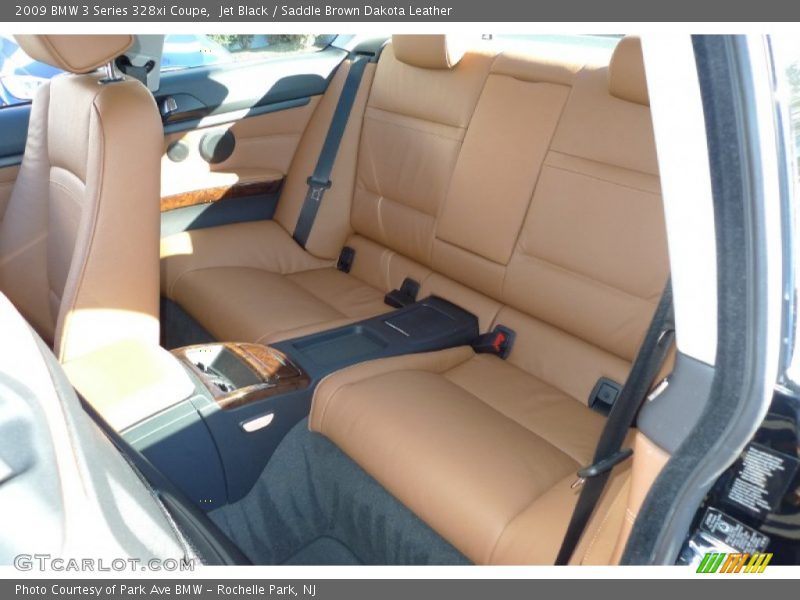 Jet Black / Saddle Brown Dakota Leather 2009 BMW 3 Series 328xi Coupe