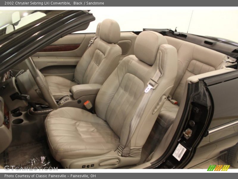 Black / Sandstone 2002 Chrysler Sebring LXi Convertible
