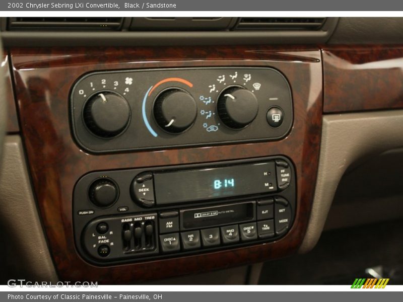 Black / Sandstone 2002 Chrysler Sebring LXi Convertible