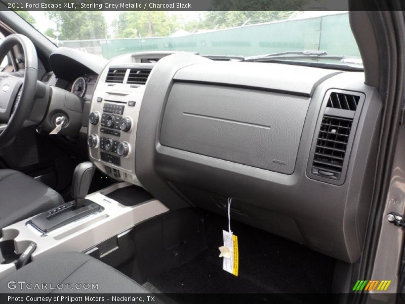 Sterling Grey Metallic / Charcoal Black 2011 Ford Escape XLT