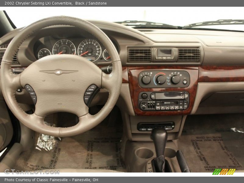 Black / Sandstone 2002 Chrysler Sebring LXi Convertible