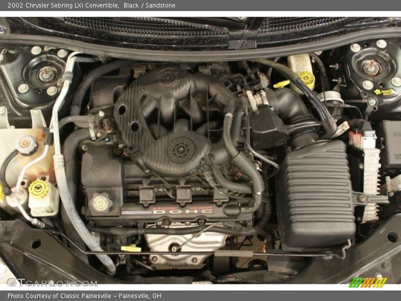 Black / Sandstone 2002 Chrysler Sebring LXi Convertible