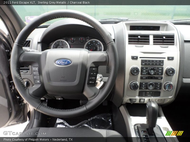 Sterling Grey Metallic / Charcoal Black 2011 Ford Escape XLT