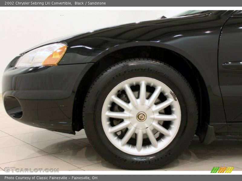 Black / Sandstone 2002 Chrysler Sebring LXi Convertible