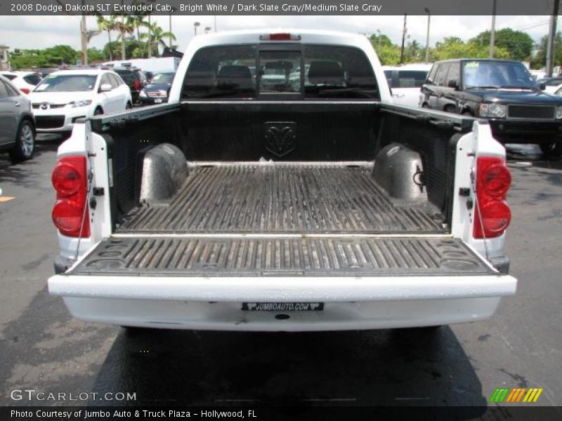 Bright White / Dark Slate Gray/Medium Slate Gray 2008 Dodge Dakota SLT Extended Cab