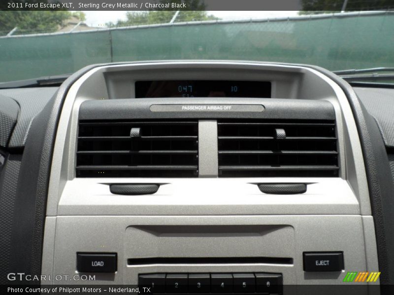 Sterling Grey Metallic / Charcoal Black 2011 Ford Escape XLT