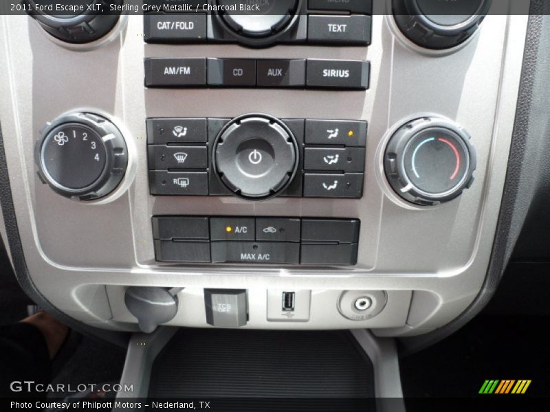 Sterling Grey Metallic / Charcoal Black 2011 Ford Escape XLT