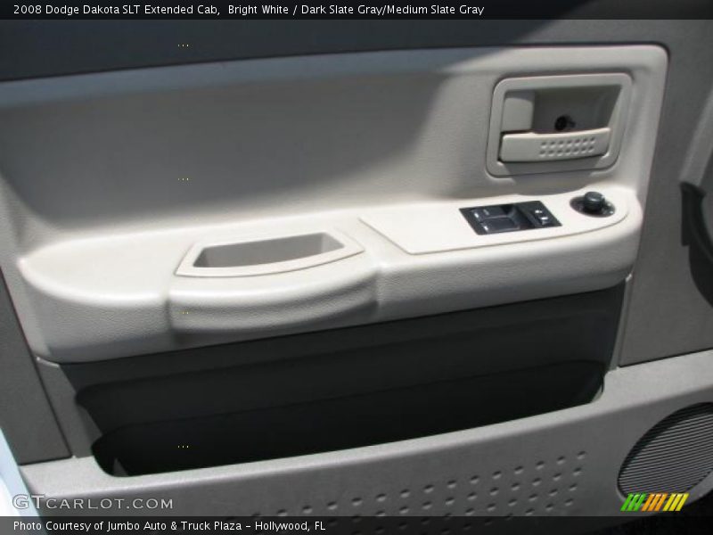 Bright White / Dark Slate Gray/Medium Slate Gray 2008 Dodge Dakota SLT Extended Cab