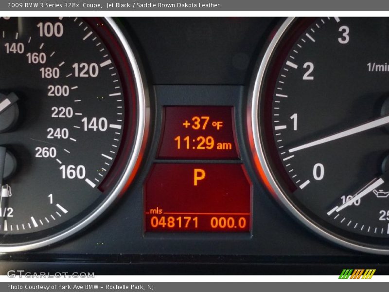 Jet Black / Saddle Brown Dakota Leather 2009 BMW 3 Series 328xi Coupe