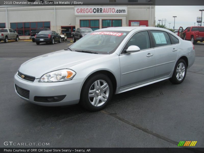 Silver Ice Metallic / Ebony 2010 Chevrolet Impala LT