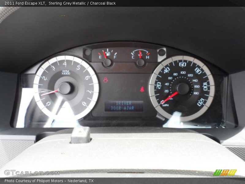 Sterling Grey Metallic / Charcoal Black 2011 Ford Escape XLT