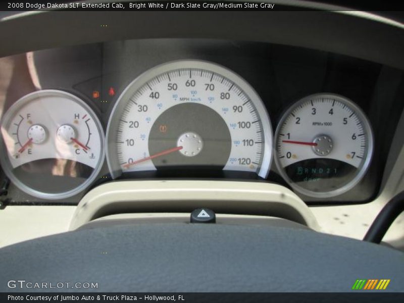  2008 Dakota SLT Extended Cab SLT Extended Cab Gauges