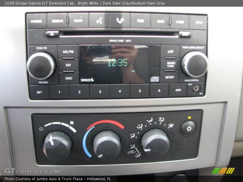 Bright White / Dark Slate Gray/Medium Slate Gray 2008 Dodge Dakota SLT Extended Cab