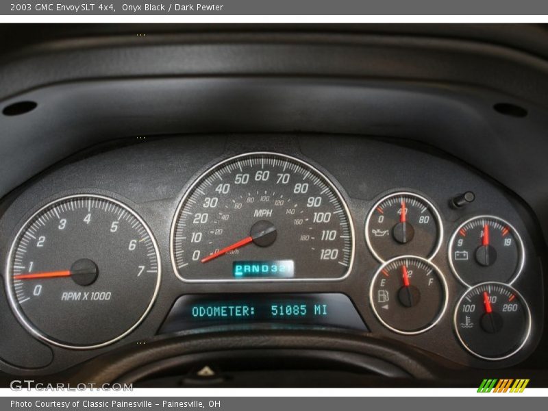 Onyx Black / Dark Pewter 2003 GMC Envoy SLT 4x4