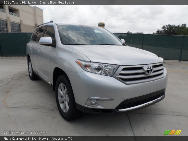 Classic Silver Metallic / Ash 2011 Toyota Highlander