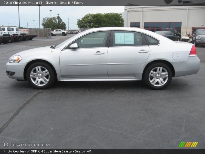 Silver Ice Metallic / Ebony 2010 Chevrolet Impala LT
