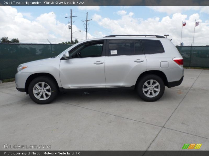  2011 Highlander  Classic Silver Metallic