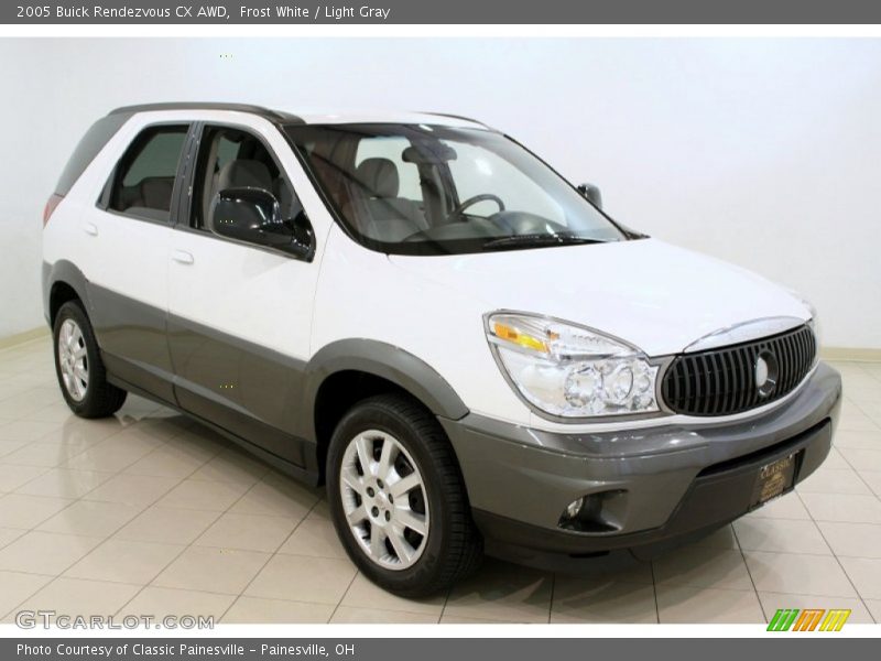 Frost White / Light Gray 2005 Buick Rendezvous CX AWD