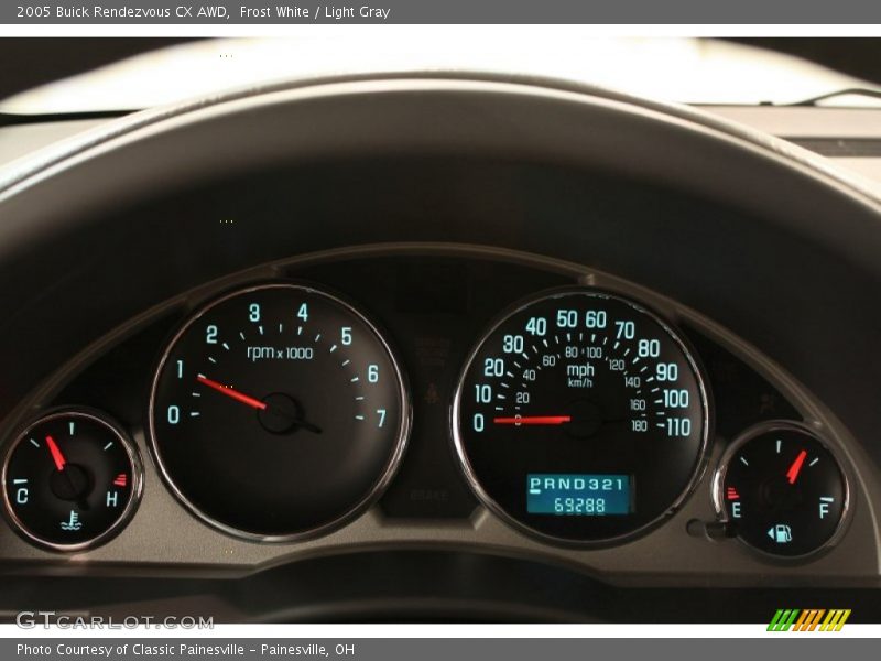 Frost White / Light Gray 2005 Buick Rendezvous CX AWD