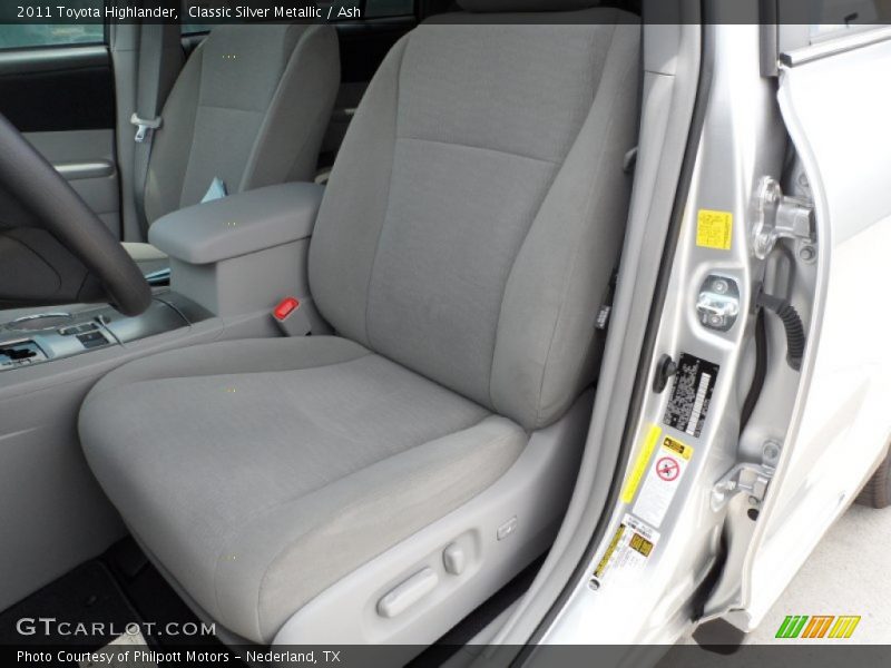  2011 Highlander  Ash Interior
