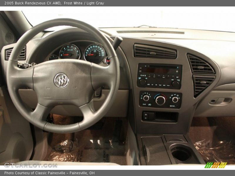 Frost White / Light Gray 2005 Buick Rendezvous CX AWD