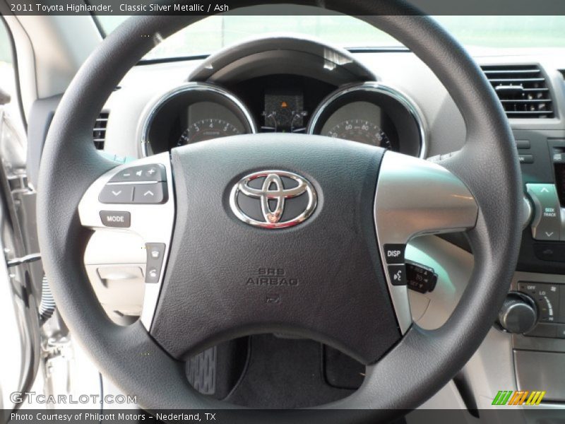  2011 Highlander  Steering Wheel