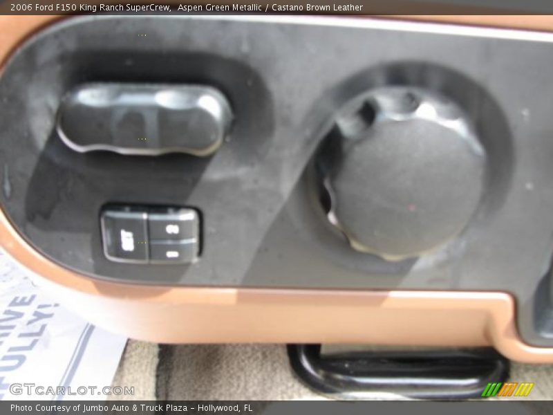Aspen Green Metallic / Castano Brown Leather 2006 Ford F150 King Ranch SuperCrew