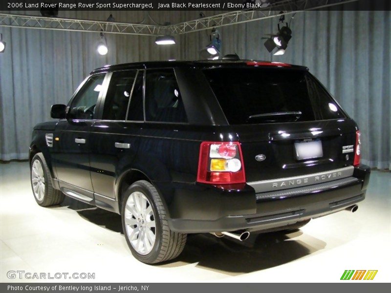 Java Black Pearlescent / Ebony Black 2006 Land Rover Range Rover Sport Supercharged