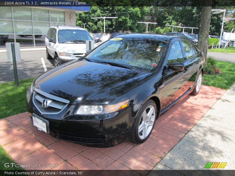 Anthracite Metallic / Camel 2004 Acura TL 3.2