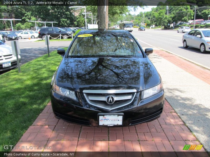 Anthracite Metallic / Camel 2004 Acura TL 3.2