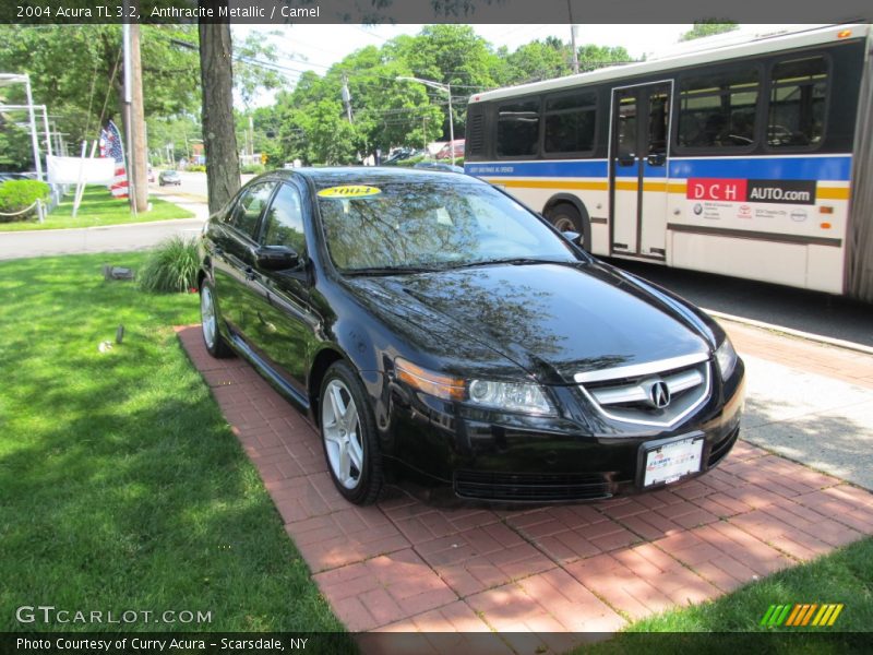 Anthracite Metallic / Camel 2004 Acura TL 3.2
