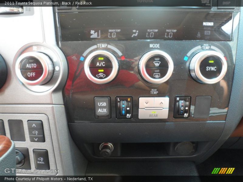 Controls of 2011 Sequoia Platinum