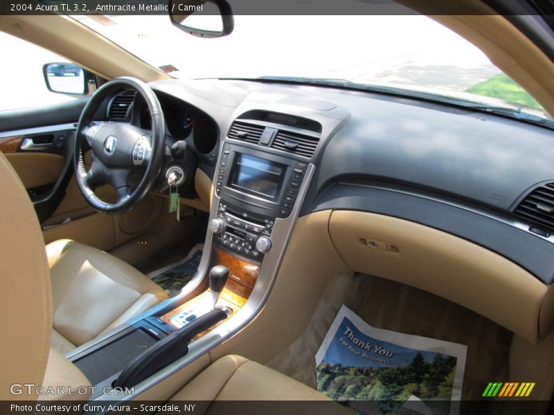 Anthracite Metallic / Camel 2004 Acura TL 3.2