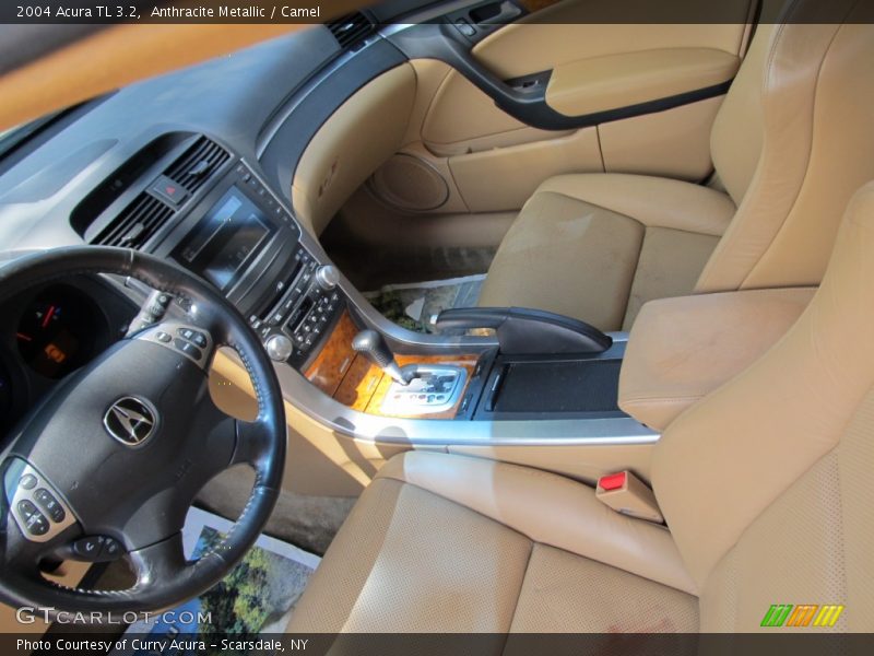 Anthracite Metallic / Camel 2004 Acura TL 3.2