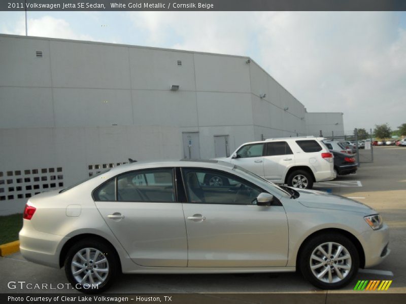 White Gold Metallic / Cornsilk Beige 2011 Volkswagen Jetta SE Sedan