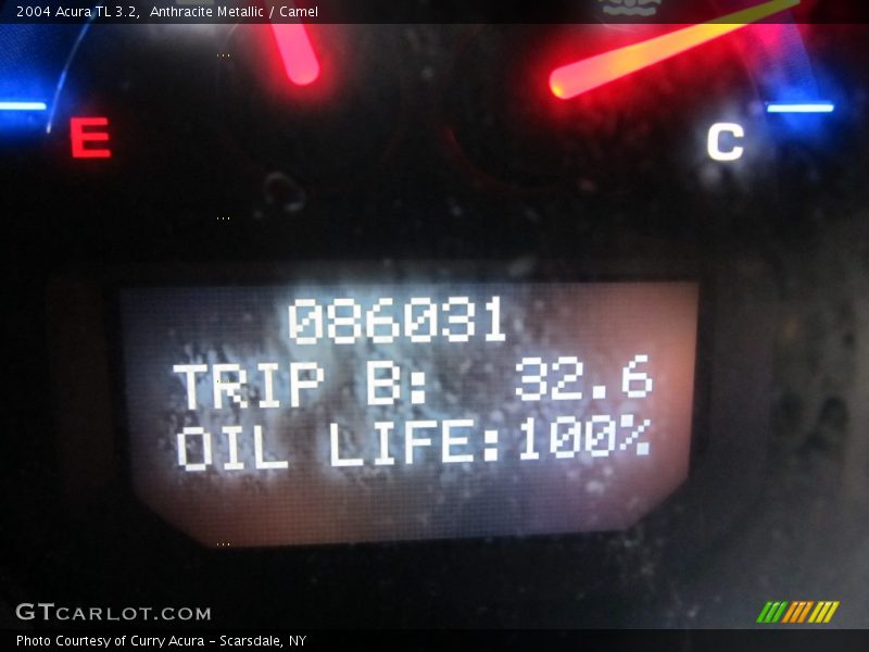 Anthracite Metallic / Camel 2004 Acura TL 3.2