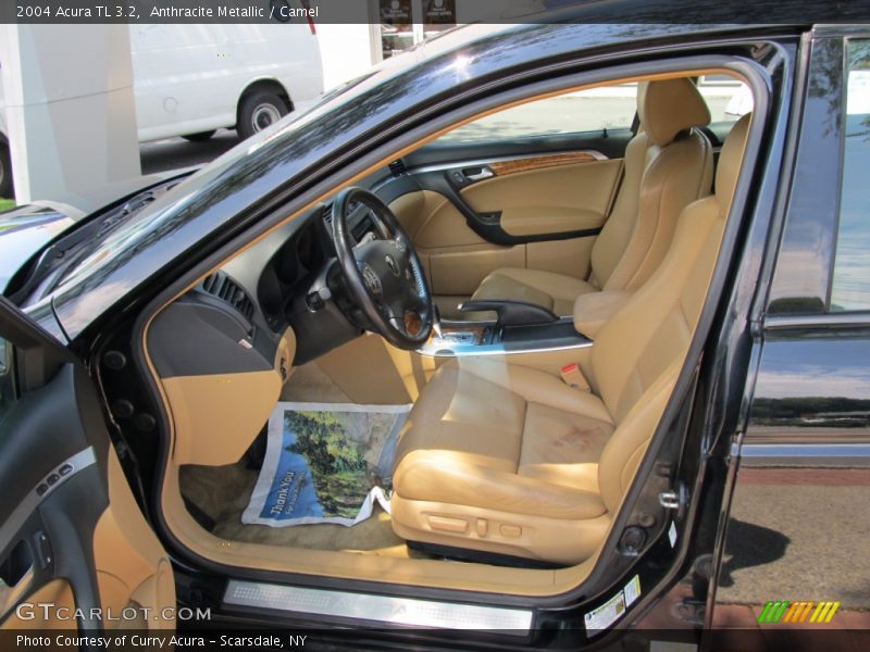 Anthracite Metallic / Camel 2004 Acura TL 3.2