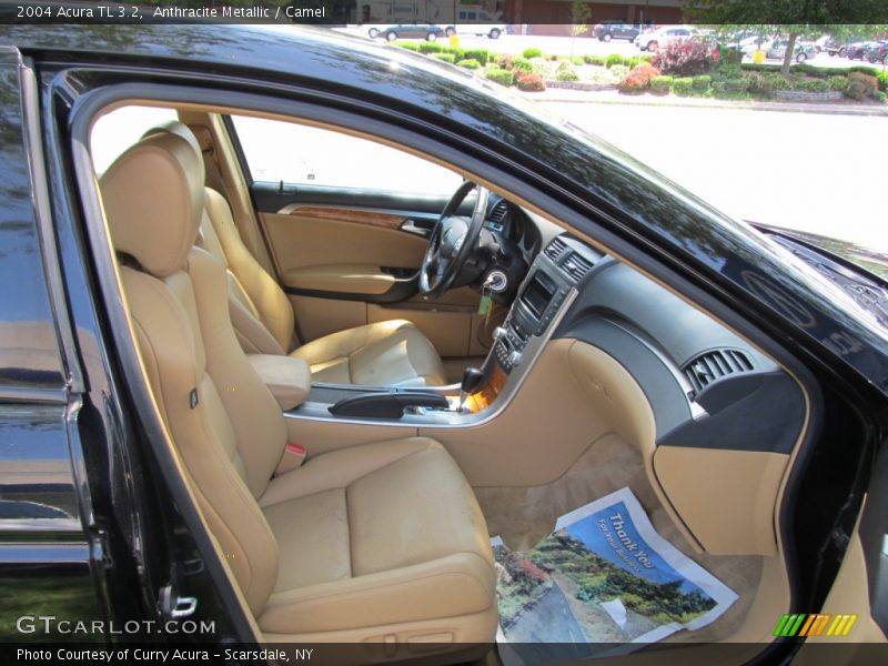 Anthracite Metallic / Camel 2004 Acura TL 3.2