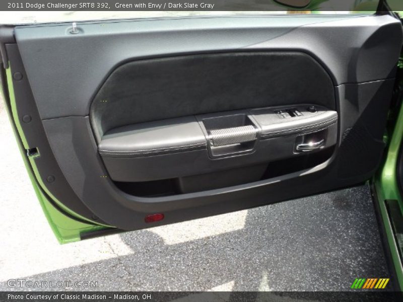 Green with Envy / Dark Slate Gray 2011 Dodge Challenger SRT8 392