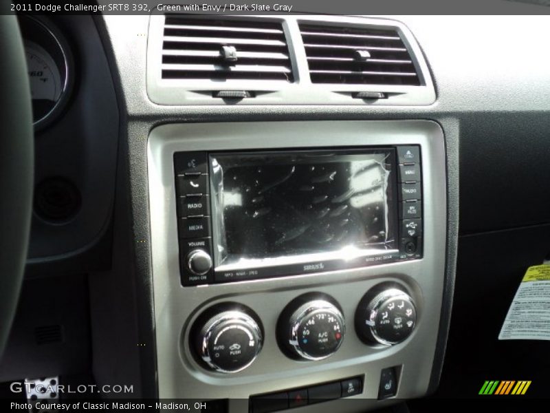 Green with Envy / Dark Slate Gray 2011 Dodge Challenger SRT8 392