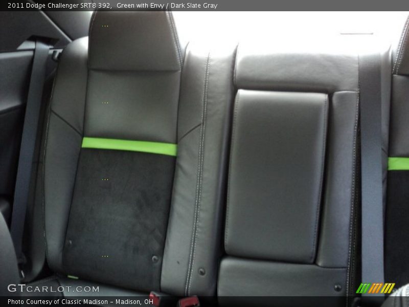 Green with Envy / Dark Slate Gray 2011 Dodge Challenger SRT8 392