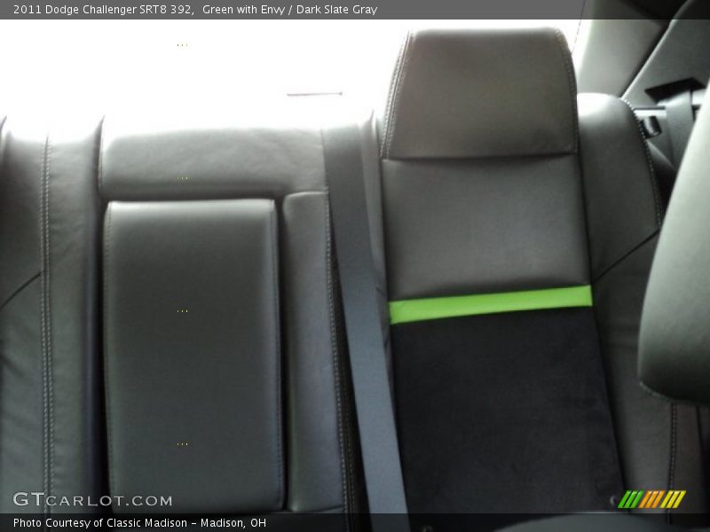 Green with Envy / Dark Slate Gray 2011 Dodge Challenger SRT8 392