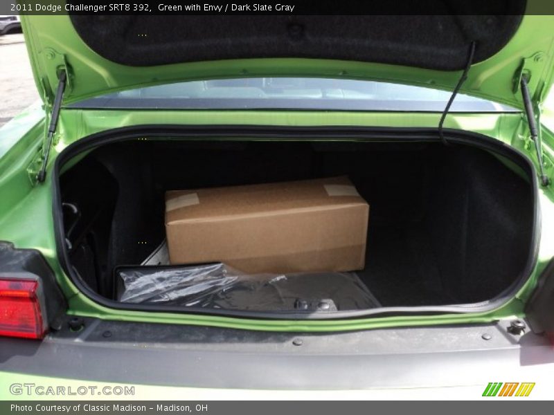 Green with Envy / Dark Slate Gray 2011 Dodge Challenger SRT8 392